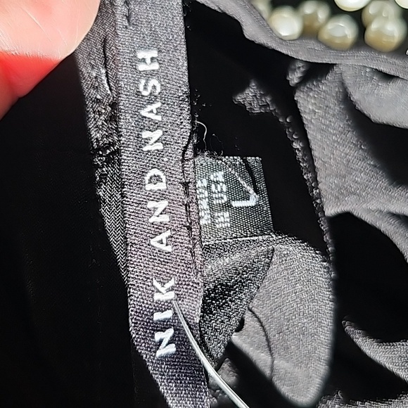 NIC AND‎ NASH, NWT, Black over lay. Pearl neck. Sleevless. WIMSIGOTH. Party - Picture 7 of 12